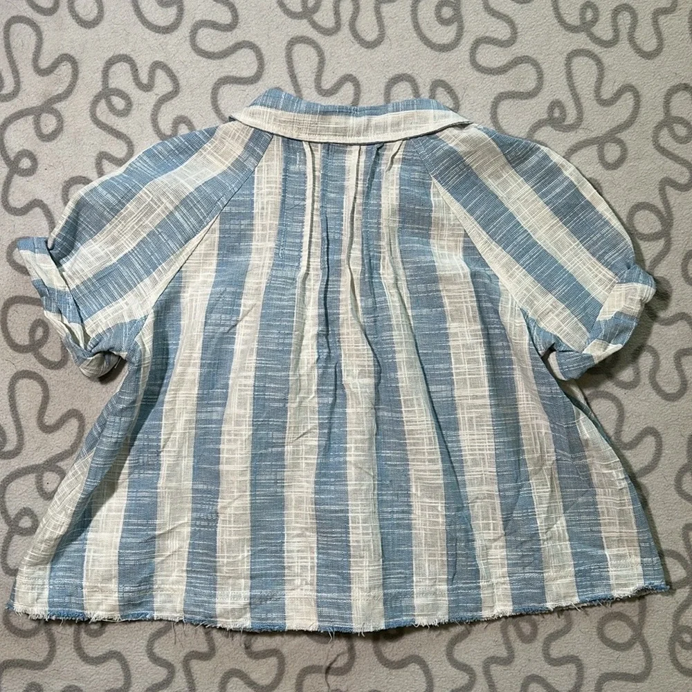 Free People Away At Sea Stirped Top